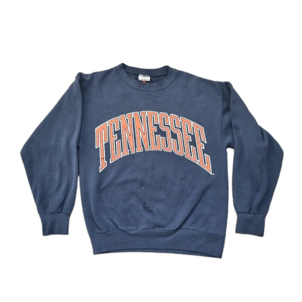 Vtg 90s Tennessee Volunteers Sweatshirt Signal Sport Blue Size S Rare Made In US